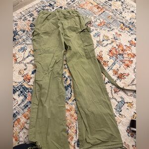 Olive Green Cargo Pants XS CIDER